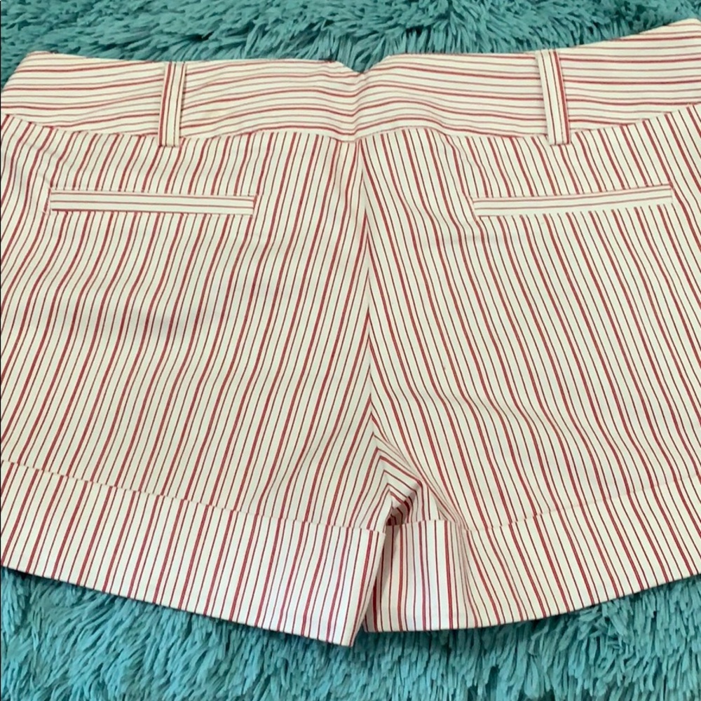 COPY - Studio Y shorts NWOT RED & WHITE Striped